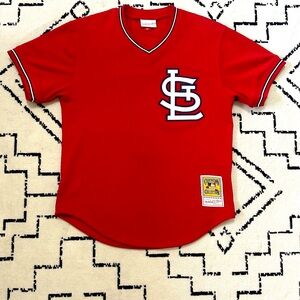 Men's Medium Mitchell & Ness Ozzie Smith St.Louis Cardinals Authentic MLB Jersey